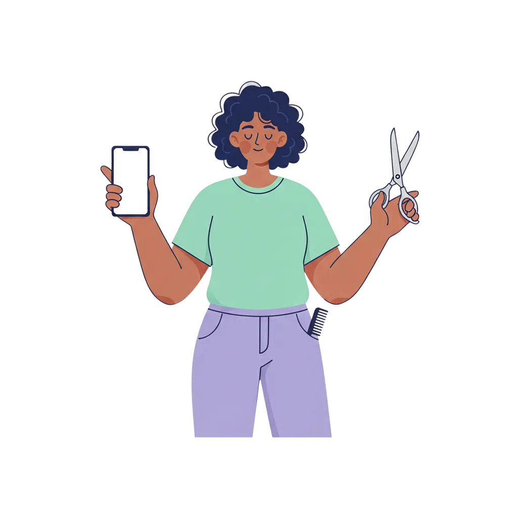 Hairdresser illustration